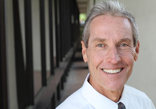 Portrait of smiling senior man