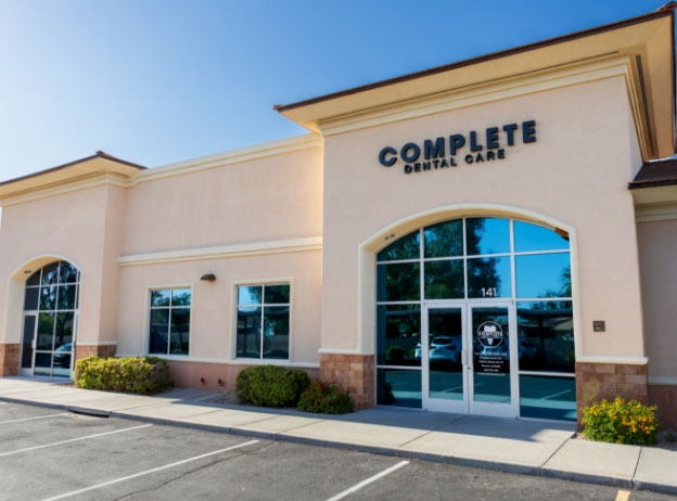 Exterior of Complete Dental Care dental office building