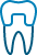Icon of a tooth with a dental crown